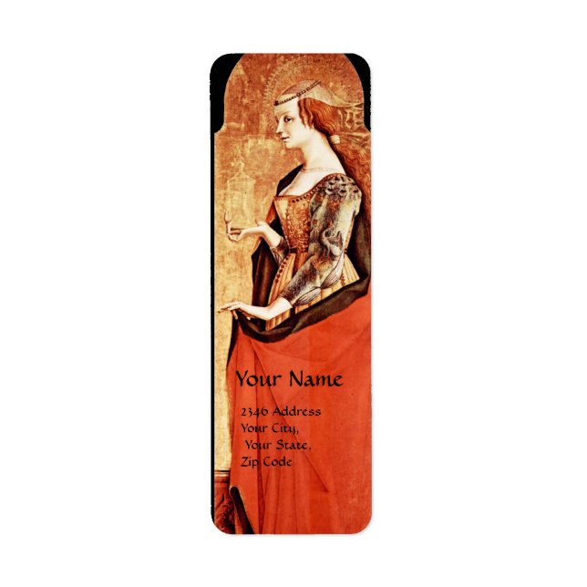 SAINT MARY MAGDALENE RETURN ADDRESS LABEL (Front)