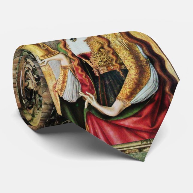 SAINT MARY MAGDALENE & VIRGIN WITH CHILD TIE (Rolled)