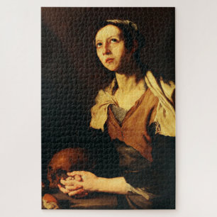 Saint Mary of Egypt by Jusepe de Ribera Jigsaw Puzzle