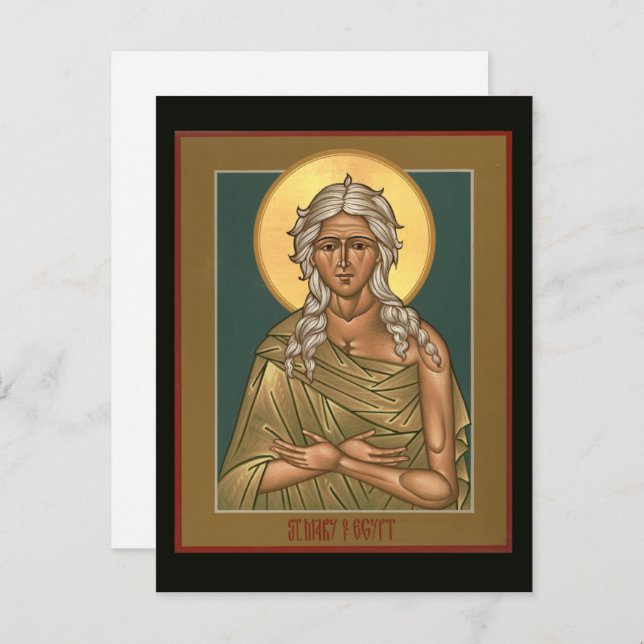 Saint Mary of Egypt Prayer Card (Front/Back)