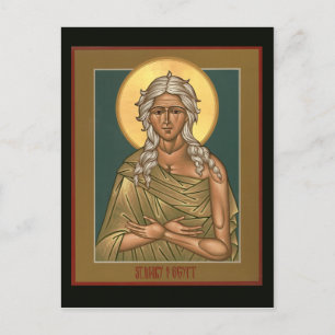 Saint Mary of Egypt Prayer Card