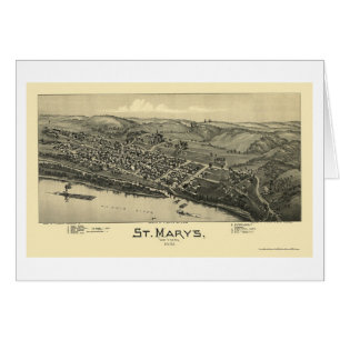Saint Mary's, WV Panoramic Map - 1895