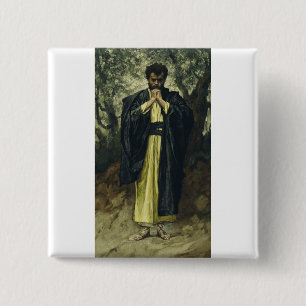 Saint Matthew by James Tissot 15 Cm Square Badge