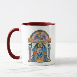 Saint Matthew Mediaeval Manuscript Art Mug
