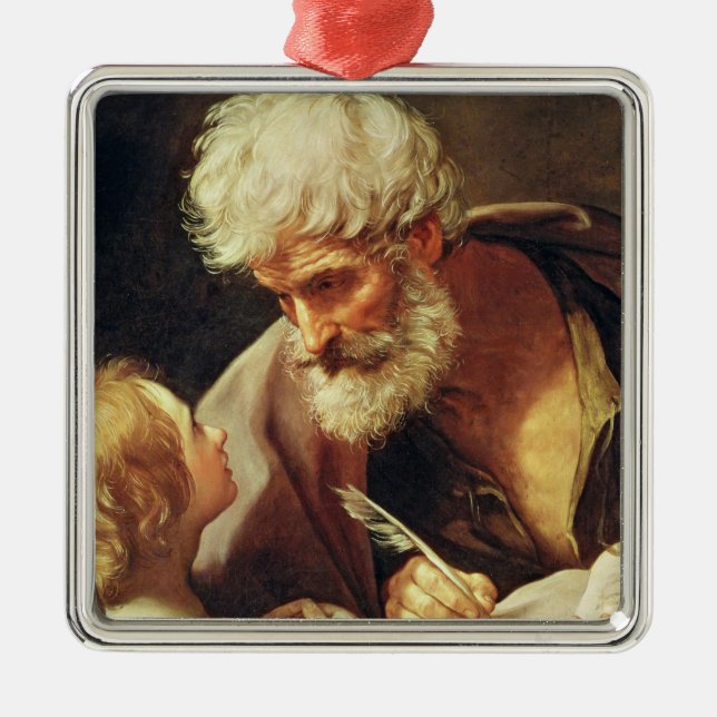 Saint Matthew Metal Ornament (Front)