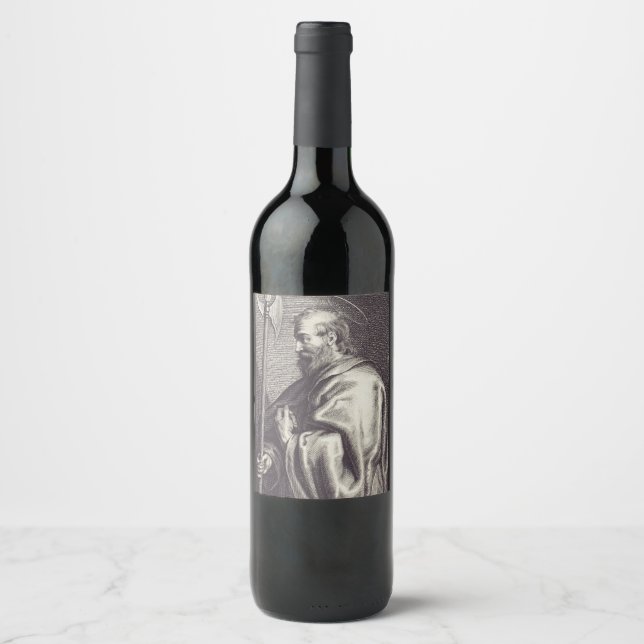 Saint Matthew the Apostle Wine Label (Front)