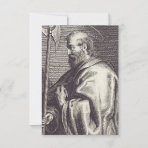 Saint Matthew The Genealogy of Grace Holy Card