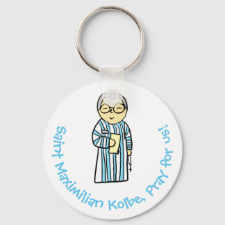 Saint Maximilian Kolbe Keychain