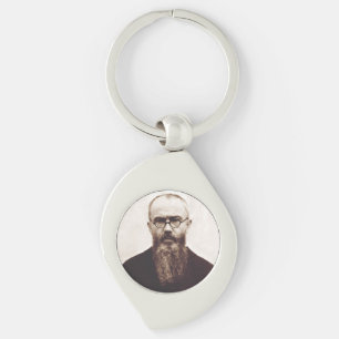 Saint Maximilian Kolbe Polish Catholic priest Key Ring