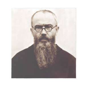 Saint Maximilian Kolbe Polish Catholic priest Notepad