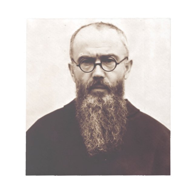 Saint Maximilian Kolbe Polish Catholic priest Notepad (Front)