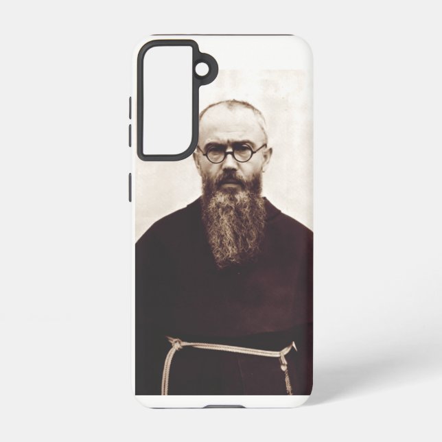 Saint Maximilian Kolbe Polish Catholic priest Samsung Galaxy S21 Case (Back)
