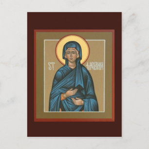 Saint Melania Prayer Card