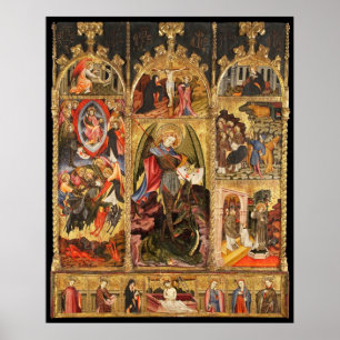 Saint Michael Altarpiece The ArchAngel Poster