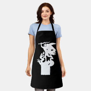 Saint Michael and Dragon (in White) Apron