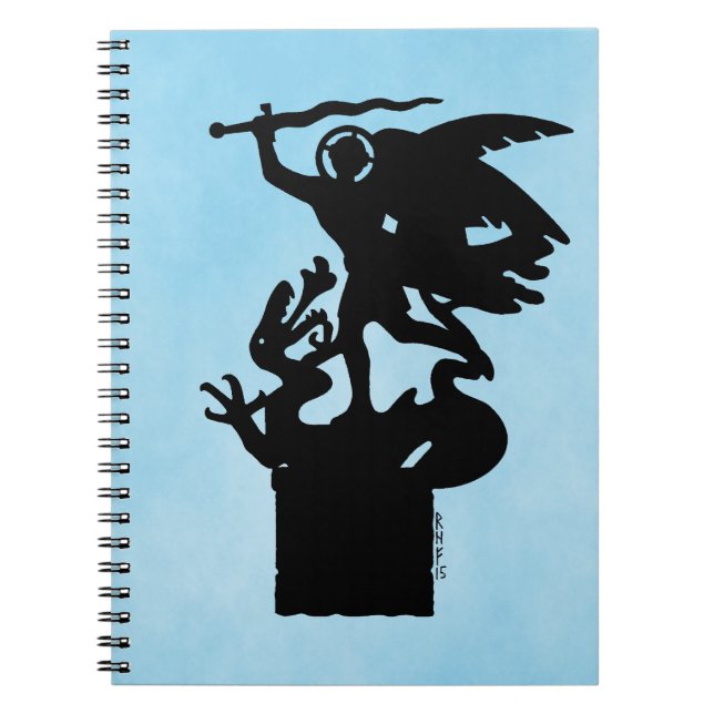 Saint Michael and Dragon Notebook (Front)