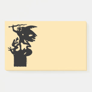 Saint Michael and Dragon Post-it Notes
