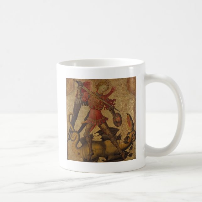 Saint Michael and the Dragon Coffee Mug (Right)