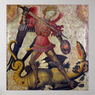 Saint Michael and the Dragon Poster