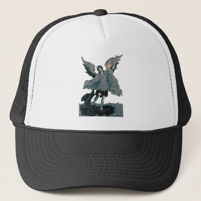 Saint Michael Archangel 2  Trucker Hat (Front)