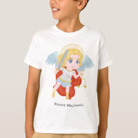 Saint Michael Archangel Cute Catholic
