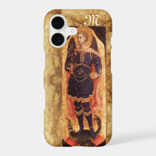SAINT MICHAEL ARCHANGEL WITH DRAGON monogram