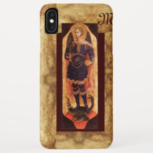 SAINT MICHAEL ARCHANGEL WITH DRAGON monogram iPhone XS Max Case