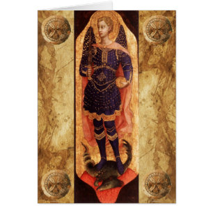 SAINT MICHAEL ARCHANGEL WITH DRAGON Prayer