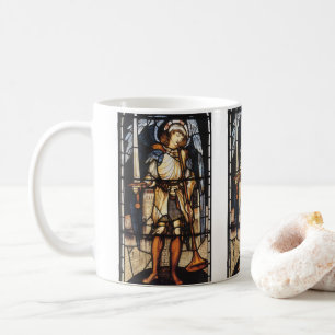 Saint Michael by Burne Jones, Vintage Archangel Coffee Mug