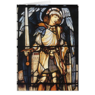 Saint Michael by Sir Edward Coley Burne-Jones