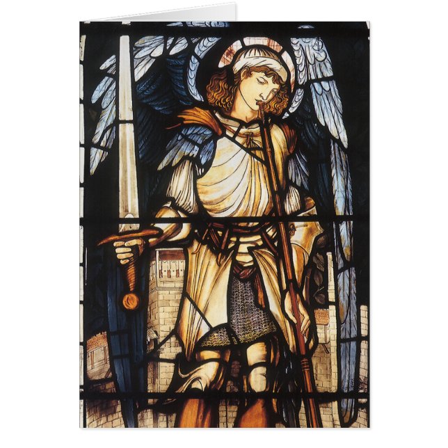 Saint Michael by Sir Edward Coley Burne-Jones (Front)