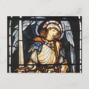 Saint Michael by Sir Edward Coley Burne-Jones Postcard