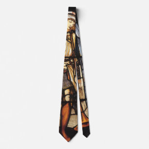 Saint Michael by Sir Edward Coley Burne-Jones Tie