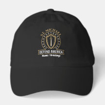 Saint Michael Defend America Tactical Shield Emble