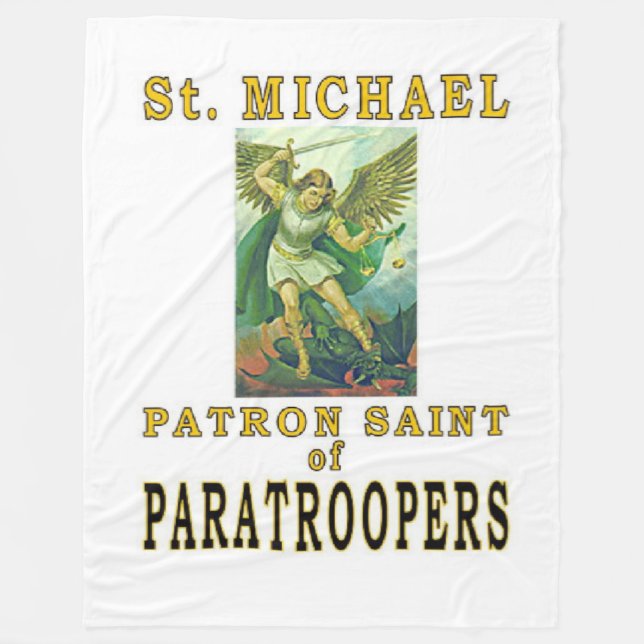 SAINT MICHAEL FLEECE BLANKET (Front)