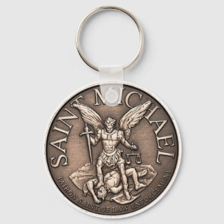 Saint Michael Key Ring