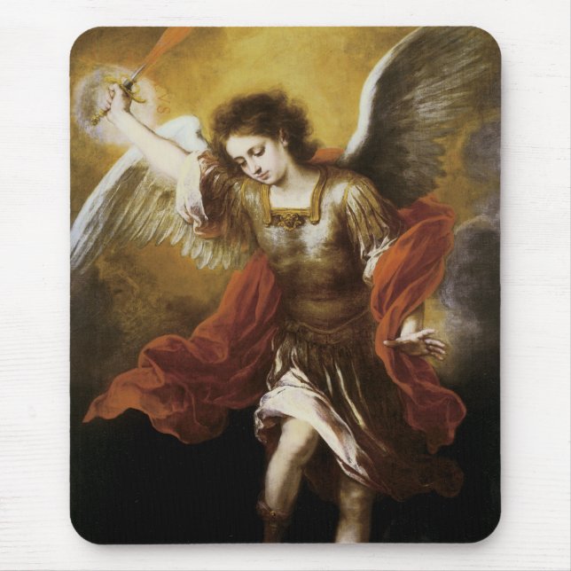 Saint Michael Mouse Pad (Front)