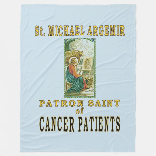 SAINT MICHAEL of ARGEMIR FLEECE BLANKET (Front)