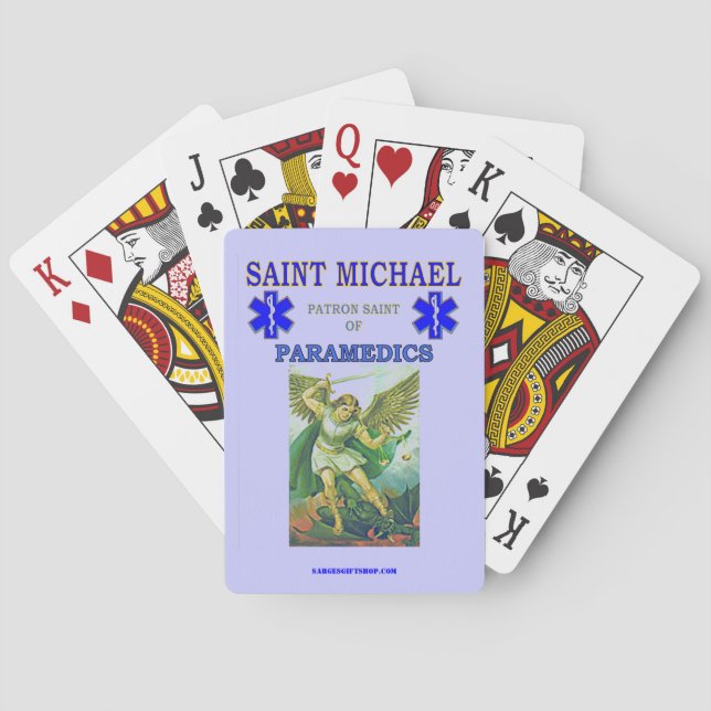 SAINT MICHAEL PLAYING CARDS (Back)