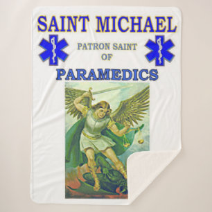 SAINT MICHAEL SHERPA BLANKET