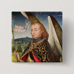 Saint Michael the Archangel, 1460-66 15 Cm Square Badge