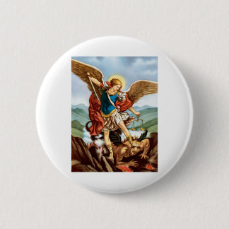 Saint Michael the Archangel 6 Cm Round Badge