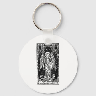 Saint Michael The Archangel Defeating Satan Christ Key Ring