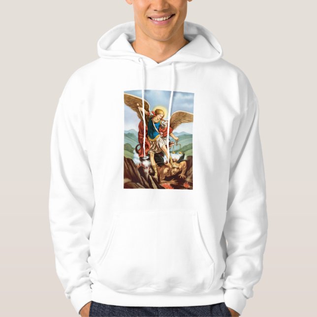 Saint Michael the Archangel Hoodie (Front)