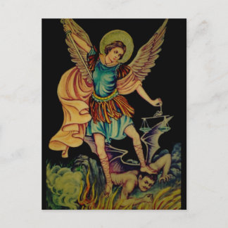 Saint Michael The Archangel Postcard