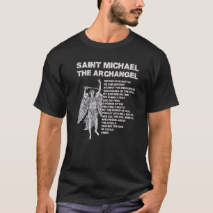 Saint Michael The Archangel Prayer Catholic Tradit T-Shirt