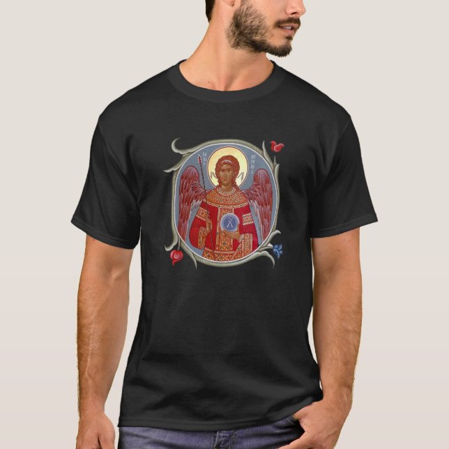 Saint Michael The Archangel Prayer Catholic Tradit T-Shirt (Front)