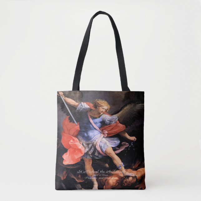 Saint Michael the Archangel Tote Bag (Front)