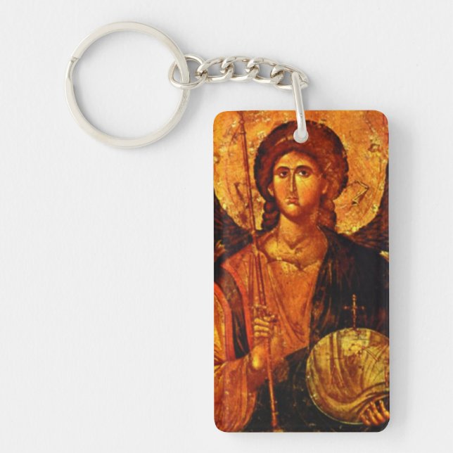Saint Michael the Archangle Key Ring (Front)