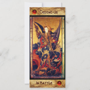 Saint Michael Vanquishing the Devil Prayer Card
